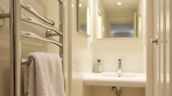 Optimisez l'espace de votre salle de bain avec une patère pour sèche serviette